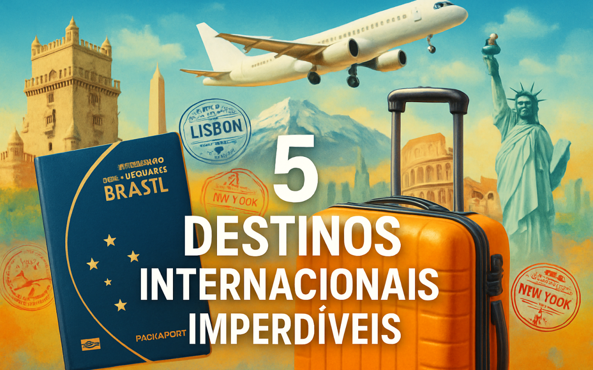 5 Destinos Internacionais Imperdíveis: Novos Horizontes Para Quem Ama Viajar